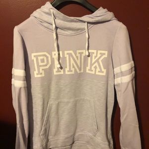 Victoria Secret PINK purple hooded sweatshirt